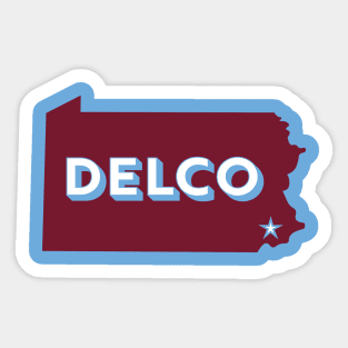 Delco Pennsylvania Sticker